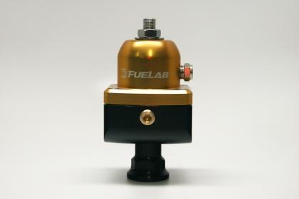FUELAB - 57501 - 575 Series Carbureted Blocking Regulator - 4-12 PSI Mini Fuel Pressure Regulator 57501-2 / SPECIAL ORDER Red on Bleeding Tarmac 