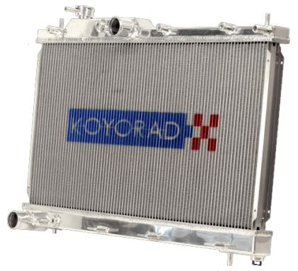 Koyo HH020645 Racing Radiator - 95-98 Nissan 240SX S14 2.4L KA24DE (MT)  on Bleeding Tarmac