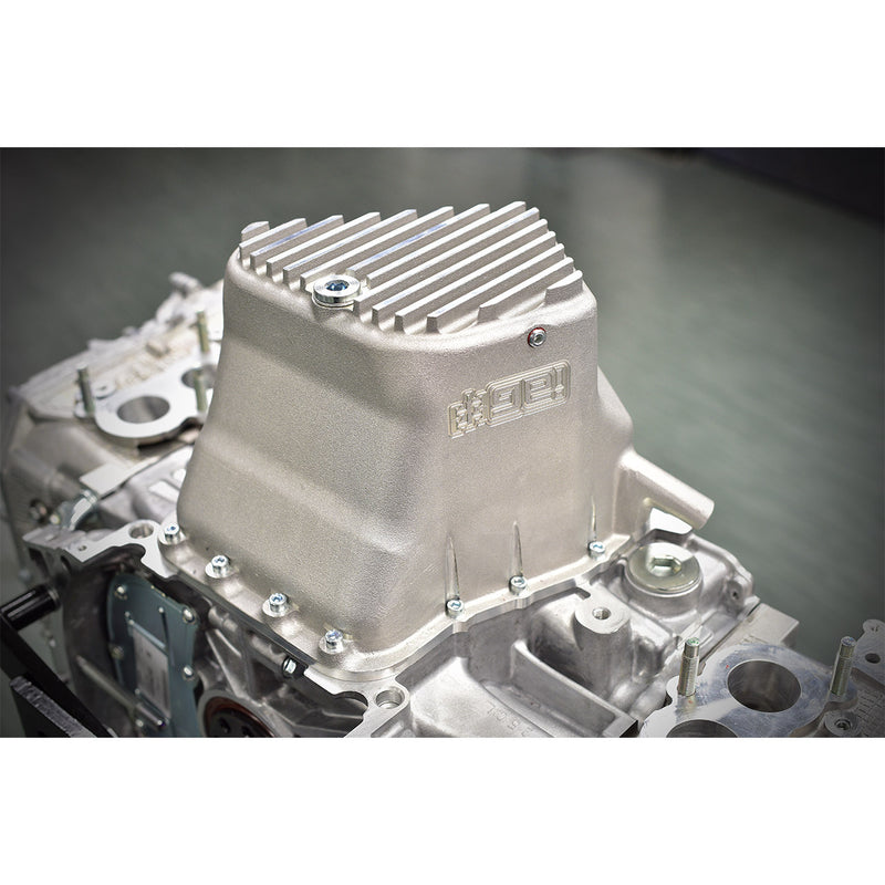 IAG EJ Competition Series Oil Pan Package (Silver Pan / Pickup / Comp Baffle / Windage Tray) For WRX, STI, LGT, FXT on Bleeding Tarmac