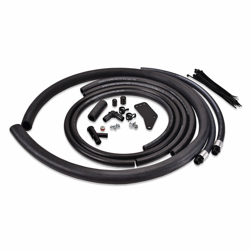 IAG V2 Competition Series AOS Replacement Hose Line & Hardware Install Kit For 06-07 WRX, 04-07 STI on Bleeding Tarmac