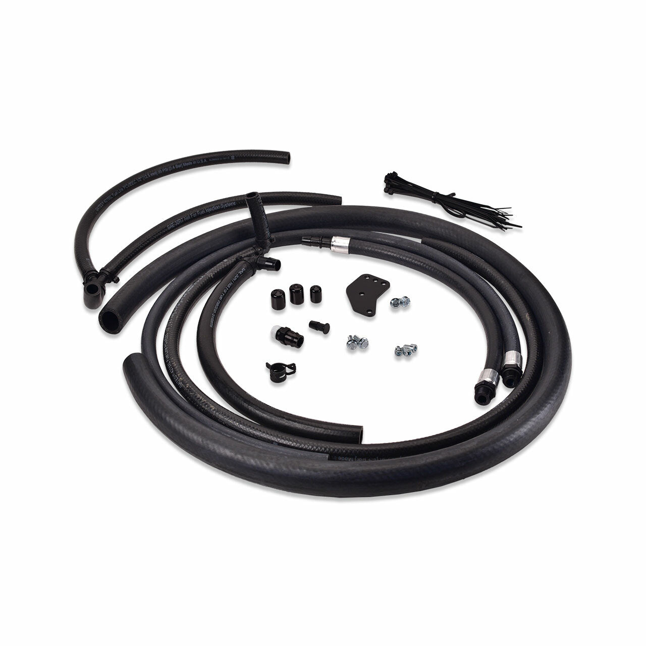 IAG V2 Competition Series AOS Replacement Hose Line & Hardware Install Kit For 2015-20 WRX on Bleeding Tarmac