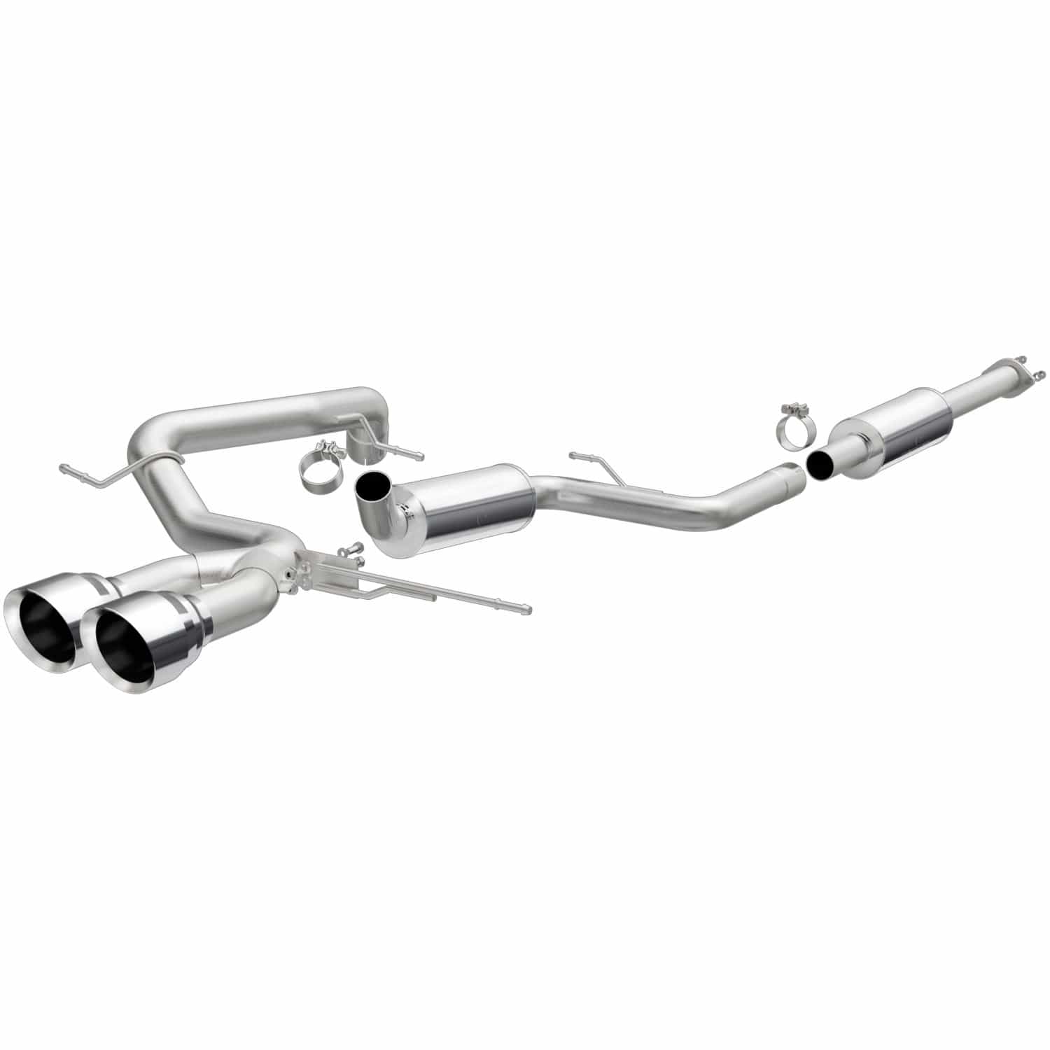 MagnaFlow 15155 Street Series Cat-Back Performance Exhaust System - 2013-2018 Ford Focus ST on Bleeding Tarmac