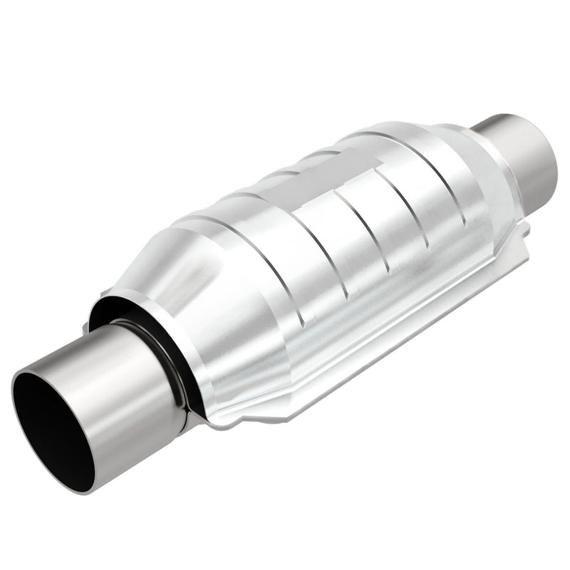MagnaFlow 53006 Standard Grade Federal / EPA Compliant Universal Catalytic Converter - 1989-1994 Nissan 240SX on Bleeding Tarmac