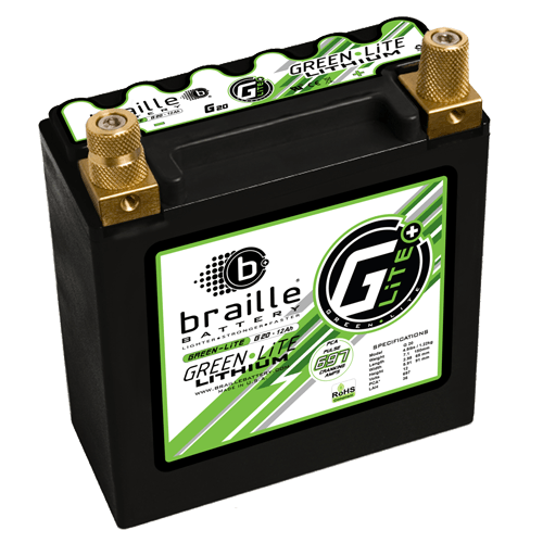 MeLe Design - Battery Mount - 13+ Ford Focus ST/RS  Texture Black / Braille Battery GreenLite G20 + Charger Combo on Bleeding Tarmac 