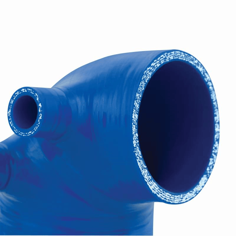 Mishimoto - 3.5" HFM Silicone Intake Boot - 92-99 BMW E36 (325/328/M33) misMMHOSE-E36-92IB35RD / SPECIAL ORDER Red on Bleeding Tarmac 