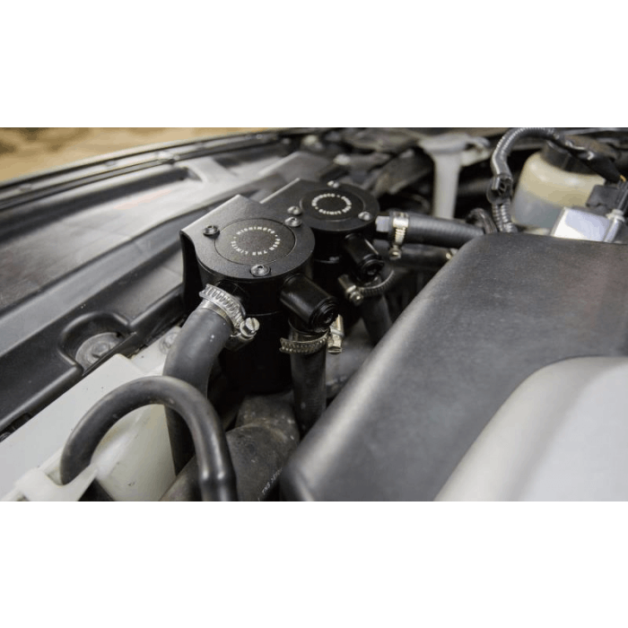 Mishimoto - Baffled Oil Catch Can System - 2009-2020 Nissan 370Z misMMBCC-370Z-09PBE Default Title on Bleeding Tarmac 