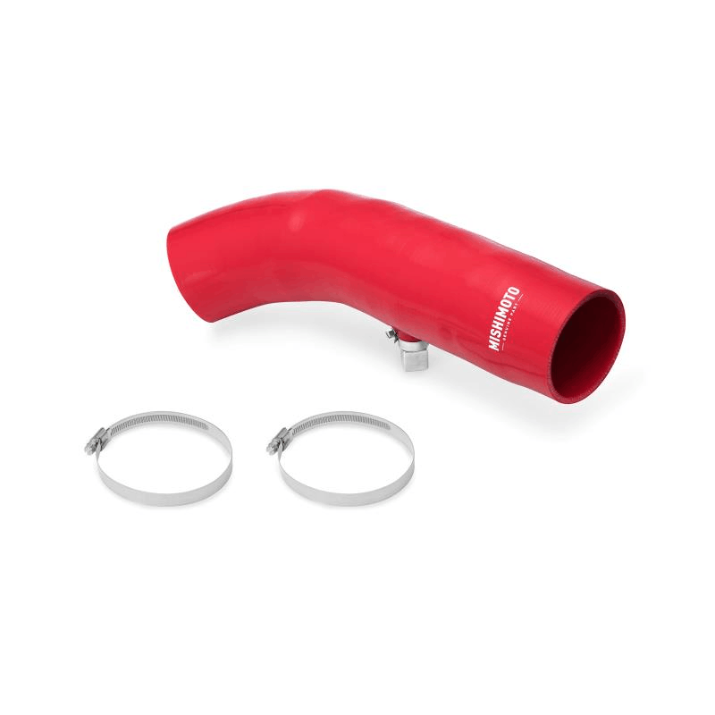 Mishimoto - Silicone Air Intake Hose Kit - 03-06 Nissan 350Z misMMHOSE-350Z-03IHRD Red on Bleeding Tarmac 