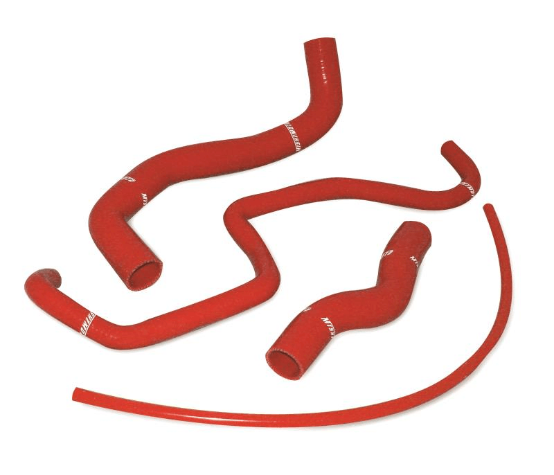 Mishimoto - Silicone Radiator Hose Kit - 03-06 Nissan 350Z misMMHOSE-350Z-03RD Red on Bleeding Tarmac 