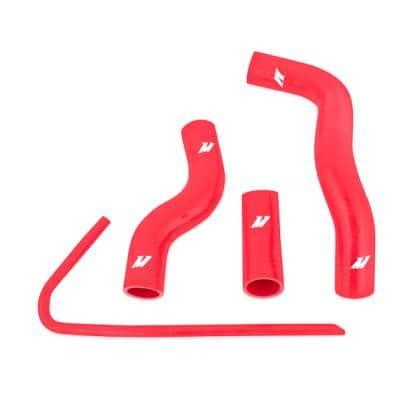 Mishimoto - Silicone Radiator Hose Kit - 13+ Subaru BRZ misMMHOSE-BRZ-13RD Red on Bleeding Tarmac 