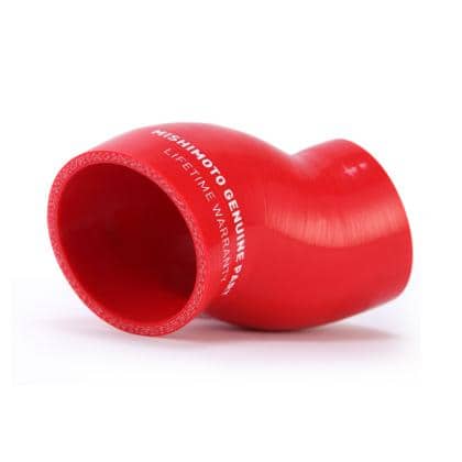 Mishimoto - Silicone Throttle Body Hose - 08-14 Subaru WRX misMMHOSE-SUB-ITBRD Red on Bleeding Tarmac 