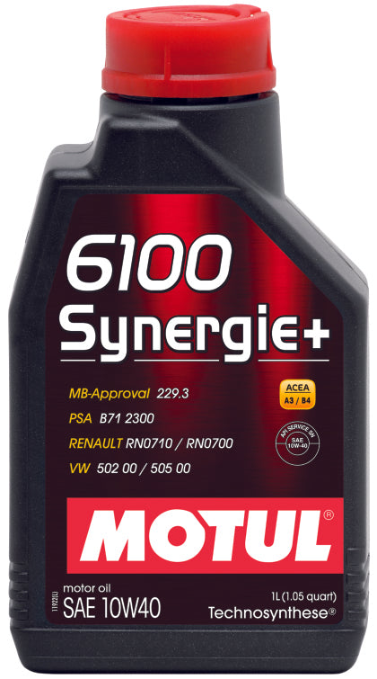 Motul - 6100 Synergie+ 10W-40 Engine Oil on Bleeding Tarmac