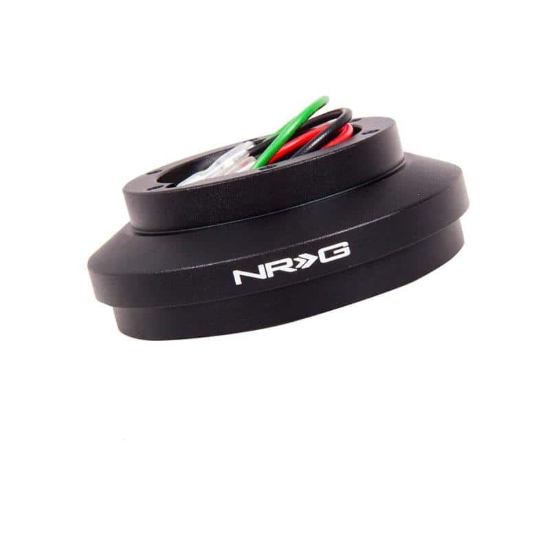 NRG Innovations - Short Hub Adapter - 02-07 Subaru WRX/STI nrgSRK-103H Black on Bleeding Tarmac 