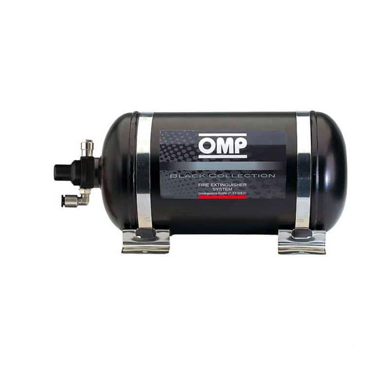 OMP - Fire Suppression - 4.25L Electronic Trigger Steel Bottle CESST1 Fire System - Black Collection CESST1 Default Title on Bleeding Tarmac 