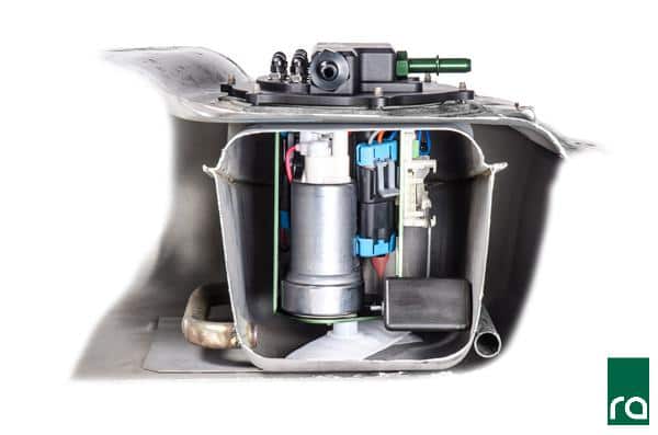 Radium Engineering - Fuel Pump Hanger, Pump Not Included - Walbro F90000267/F90000274 E85 - 03-06 Mitsubishi EVO rad20-0345-00 Default Title on Bleeding Tarmac 