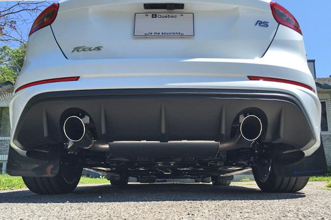 Rally Armor Mud Flaps - Ford Focus ST RS 2012-2019 ralMF27-UR-RD/WH Red / White on Bleeding Tarmac 