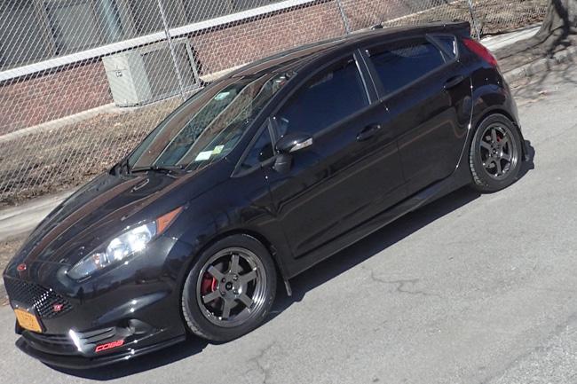 Rally Armor Mud Flaps - Ford USDM Fiesta ST ralMF29-UR-RD/WH Red / White on Bleeding Tarmac 