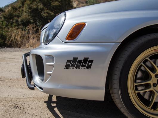 Rally Innovations - Rally Light Bar - Subaru Impreza 2.5RS/WRX 2002-2003 SU-GDA-RLB-01 Textured Black / No Lights / -- on Bleeding Tarmac 