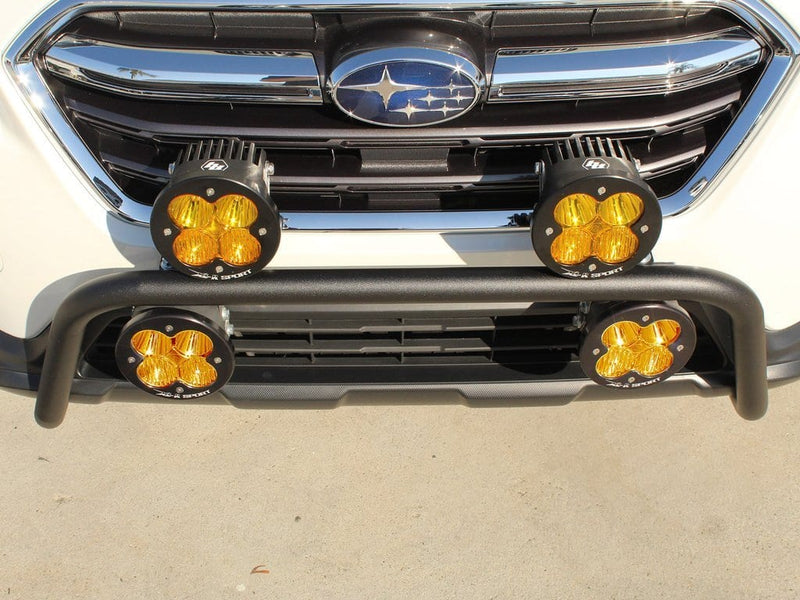 Rally Innovations - Rally Light Bar - Subaru Outback 2015+ SU-GSA-RLB-01 Textured Black / No Lights / -- on Bleeding Tarmac 