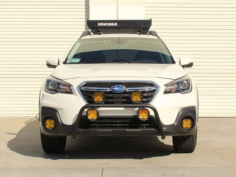 Rally Innovations - Rally Light Bar - Subaru Outback 2015+ SU-GSA-RLB-01 Textured Black / No Lights / -- on Bleeding Tarmac 