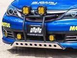 Rally Innovations - Ultimate Light Bar - Subaru Impreza STI 2008-2010 & WRX/STI 2011-2014 SU-GRB-ULB-01 Textured Black / No Lights / -- on Bleeding Tarmac 
