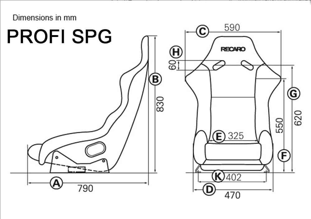 Recaro - Race Seat - Profi Fiberglass Seat 070.91.UU11-01 Default Title on Bleeding Tarmac 