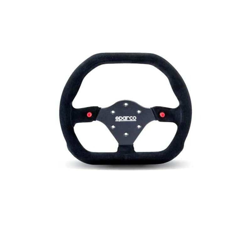 Sparco - Steering Wheel - 310mm - Black Suede 015P310F2SN Default Title on Bleeding Tarmac 