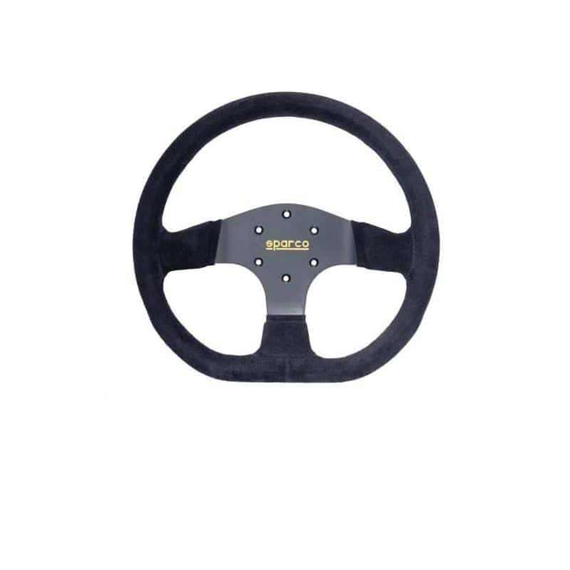 Sparco - Steering Wheel - 330mm - 353 suede 015R353PSN Suede on Bleeding Tarmac 