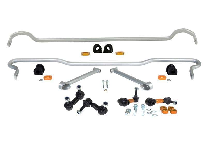 Whiteline - Front And Rear Sway Bar Kit 22mm adjustable - 08-14 Subaru WRX WLBSK011 Default Title on Bleeding Tarmac 