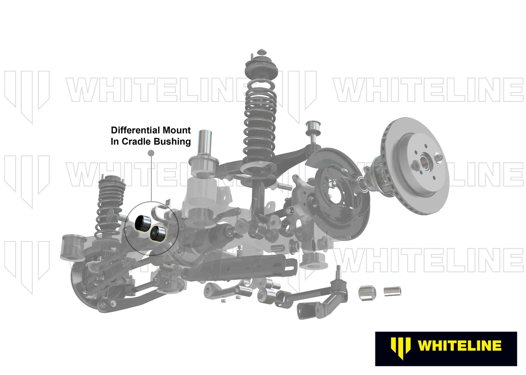 Whiteline - Rear Diff Mount in Cradle Bushing 13-21 Subaru BRZ / FRS / 86 WLKDT924 Default Title on Bleeding Tarmac 