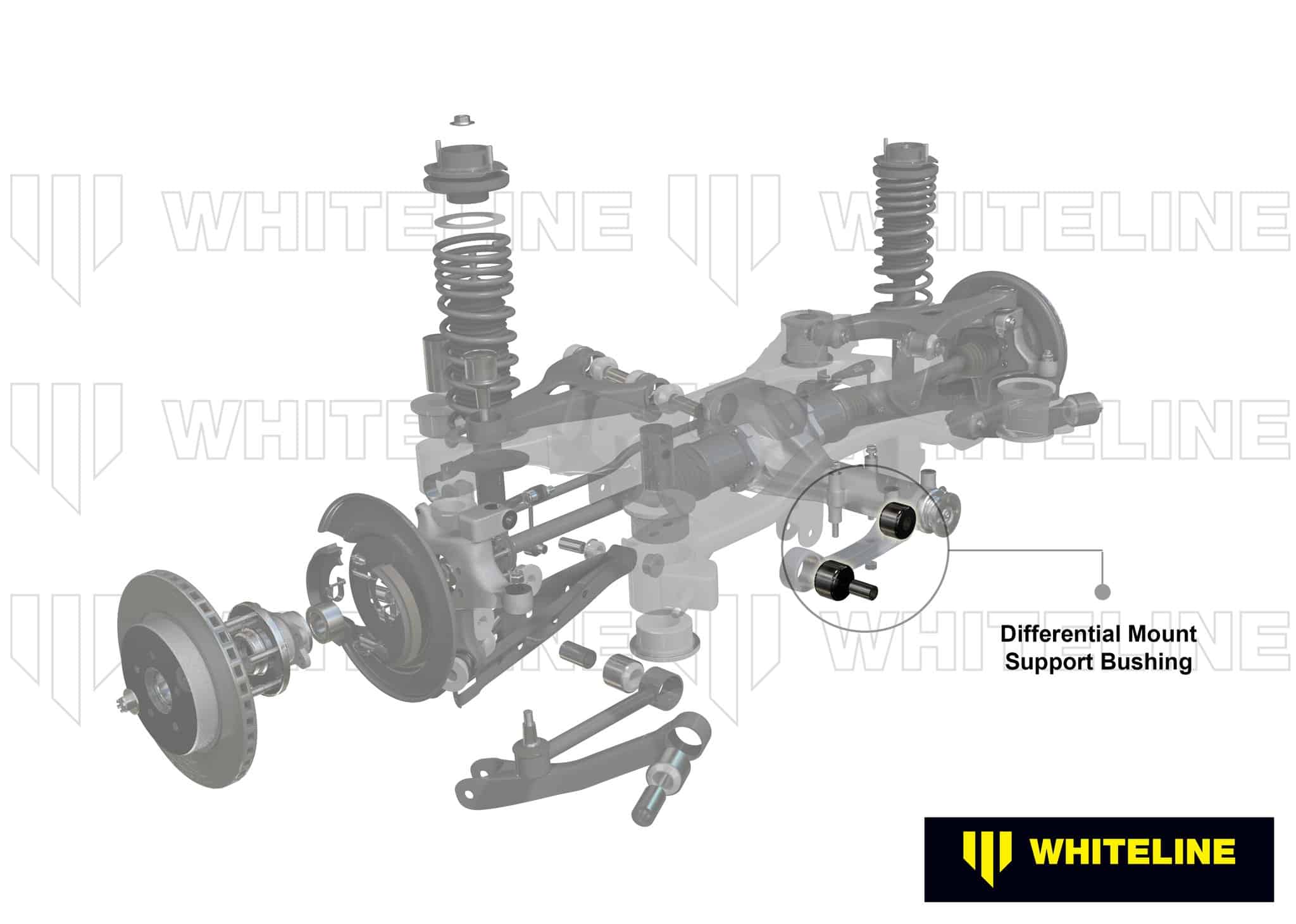 Whiteline - Rear Diff Support Outrigger Bushing - 13-21 Subaru BRZ / FRS / 86 WLKDT923 Default Title on Bleeding Tarmac 