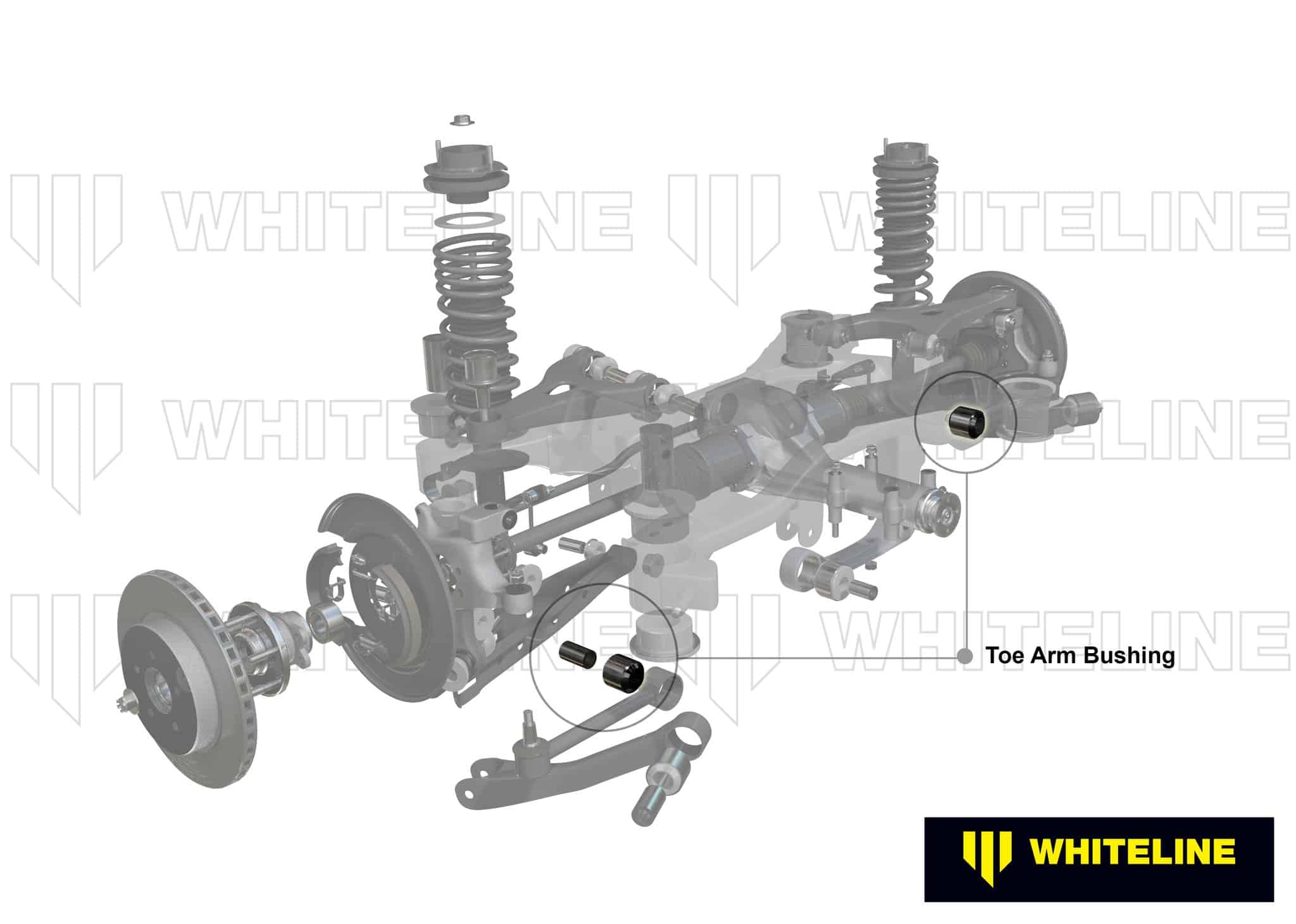 Whiteline - Rear Toe Arm Inner Bushing Kit - 09-19 Subaru WRX/STI WLW63583 Default Title on Bleeding Tarmac 