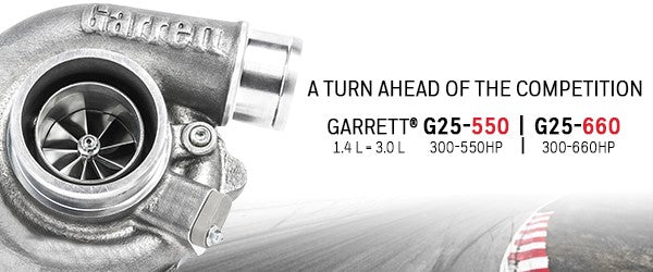 Garrett Advancing Motion - Turbocharger G-Series G25-550 48mm on Bleeding Tarmac