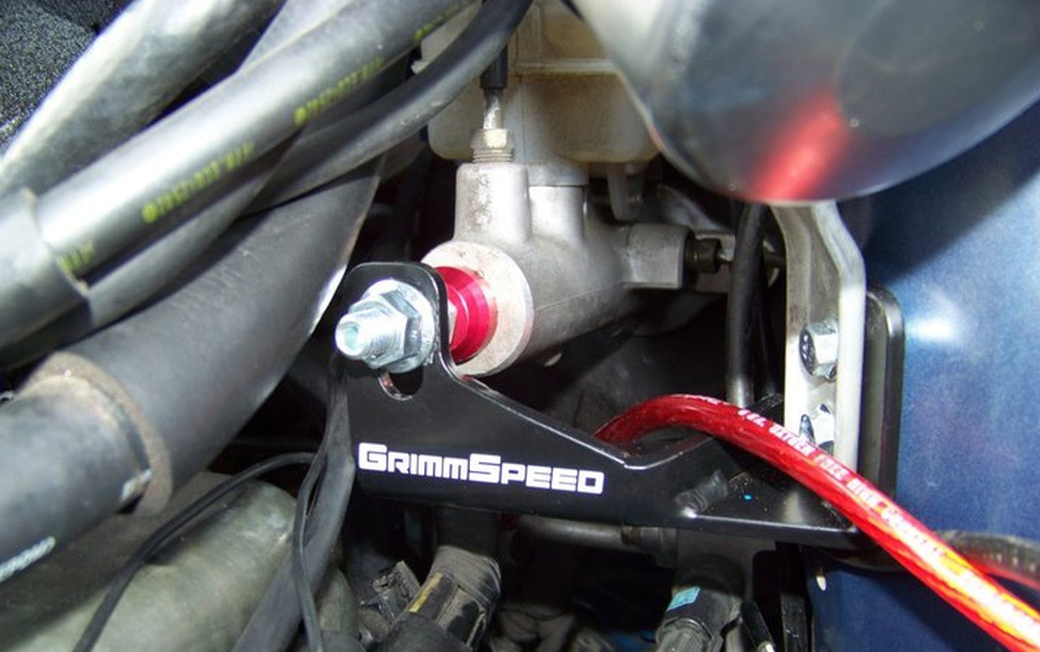 GrimmSpeed 091016  Master Cylinder Brace - 93-07 Subaru Impreza / 94-99 Legacy / 03-08 Forester on Bleeding Tarmac