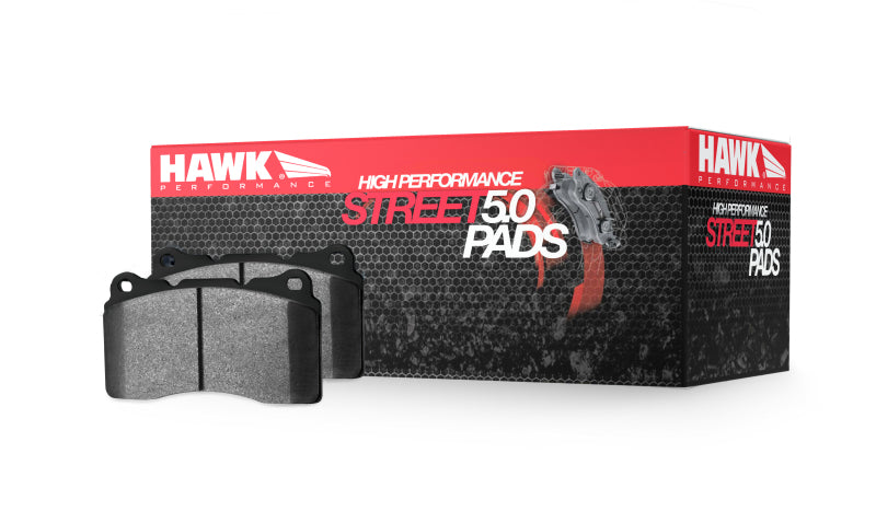 Hawk HB600B.539 - HPS 5.0 Rear Brake Pads - 09-14 Nissan 370Z on Bleeding Tarmac