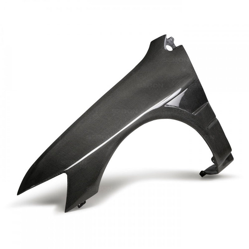SEIBON FF0305MITEVO8 Carbon Fiber Wide Fenders - 2003-2006 Mitsubishi Lancer EVO on Bleeding Tarmac