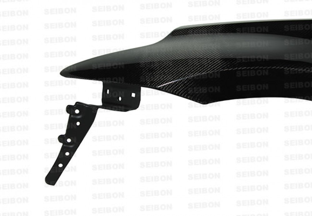 SEIBON FF0910NS370 Carbon Fiber Wide Fenders - 2009-2020 Nissan 370Z on Bleeding Tarmac