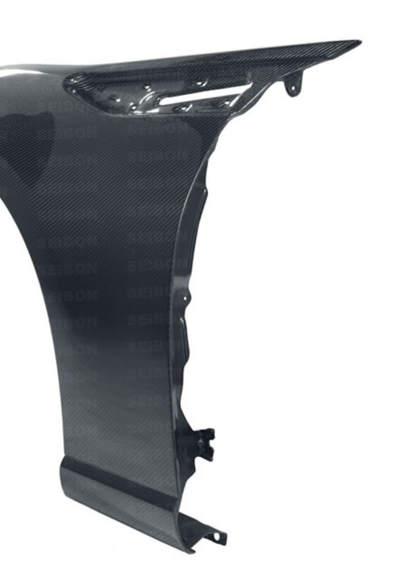 SEIBON FF1213SCNFRS-OE OEM-Style Carbon Fiber Fenders - 2013-2020 Subaru BRZ / Scion FR-S / Toyota 86 on Bleeding Tarmac