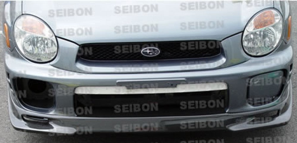 SEIBON FL0203SBIMP-GD GD-Style Carbon Fiber Front Lip - 2002-2003 Subaru Impreza / WRX on Bleeding Tarmac