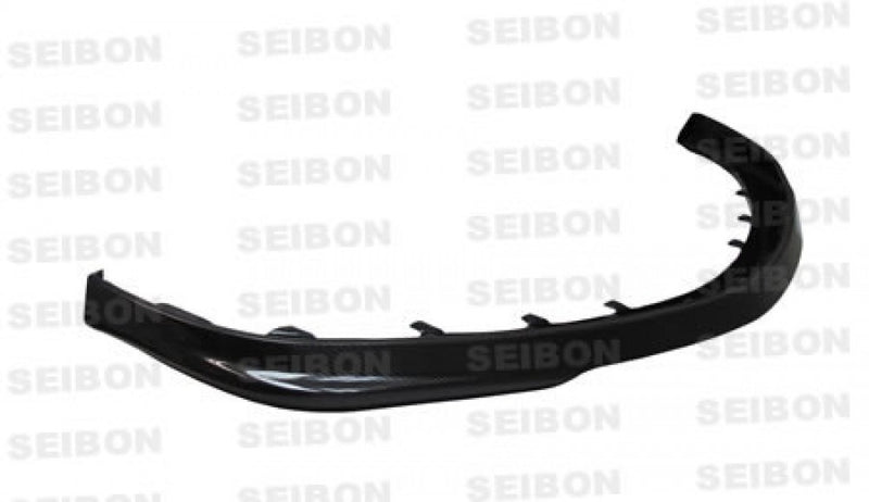 SEIBON FL0305MITEVO8-DL DL-Style Carbon Fiber Front Lips - 2003-2005 Mitsubishi Lancer EVO VIII on Bleeding Tarmac