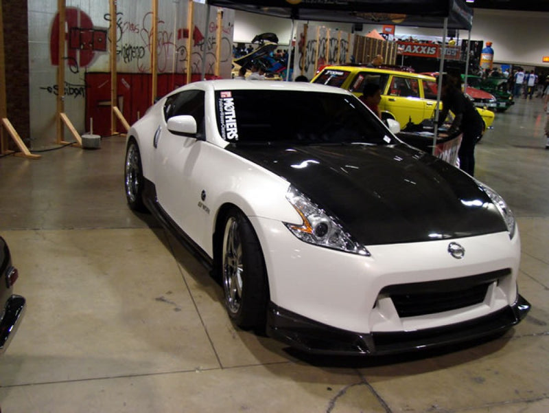 SEIBON - SR-Style Carbon Fiber Front Lip - 2009-2012 Nissan 370Z