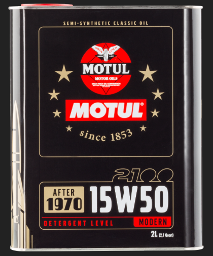 Motul - Classic 2100 Engine Oil 15W-50 on Bleeding Tarmac