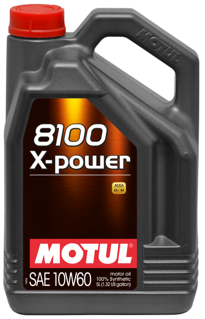 Motul - 8100 X-Power 10W-60 Synthetic Engine Oil