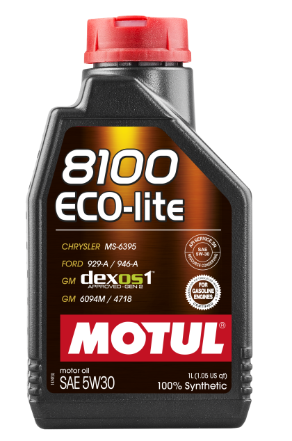 Motul - 8100 ECO-LITE 5W-30 Synthetic Engine Oil on Bleeding Tarmac