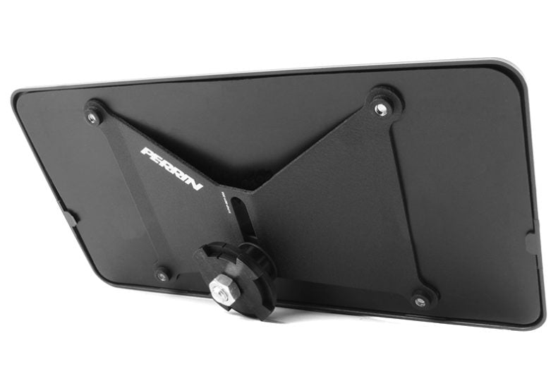 Perrin Performance PSP-BDY-202F License Plate Relocation Kit - 15-17 Subaru WRX & STi w/FMIC on Bleeding Tarmac
