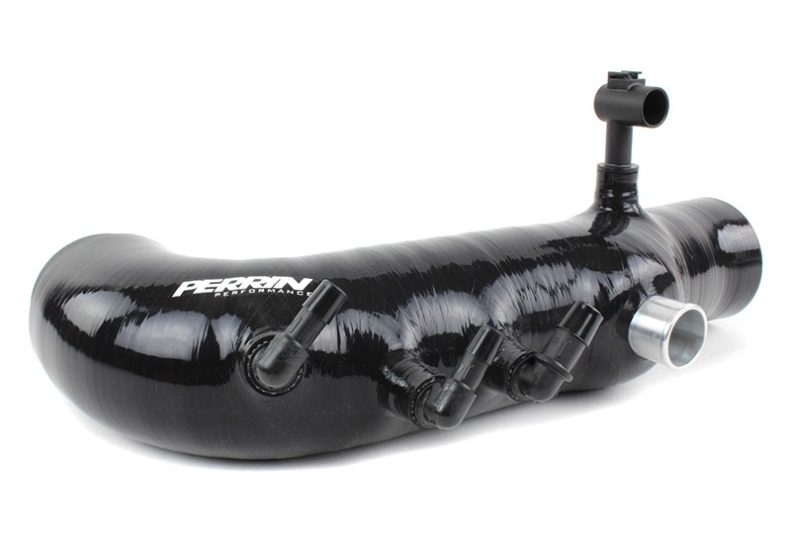 Perrin Performance PSP-INT-421BK 2.4" Turbo Inlet Hose - 08-14 Subaru WRX on Bleeding Tarmac