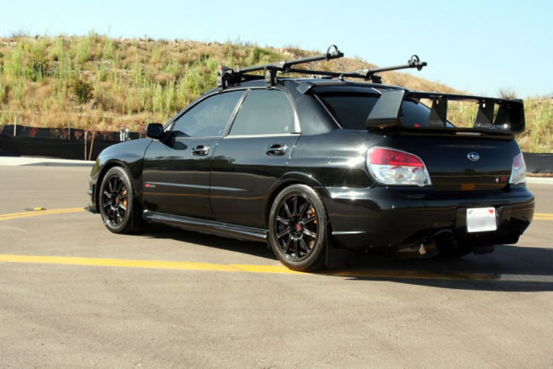 SEIBON RRS0607SBIMP Carbon Fiber Rear Roof Spoiler - 2006-2007 Subaru WRX STi on Bleeding Tarmac