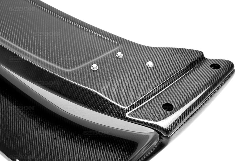 SEIBON RS0207SBIMP-RC RC-Style Carbon Fiber Rear Spoiler - 2002-2007 Subaru Impreza / WRX / STi Sedan on Bleeding Tarmac