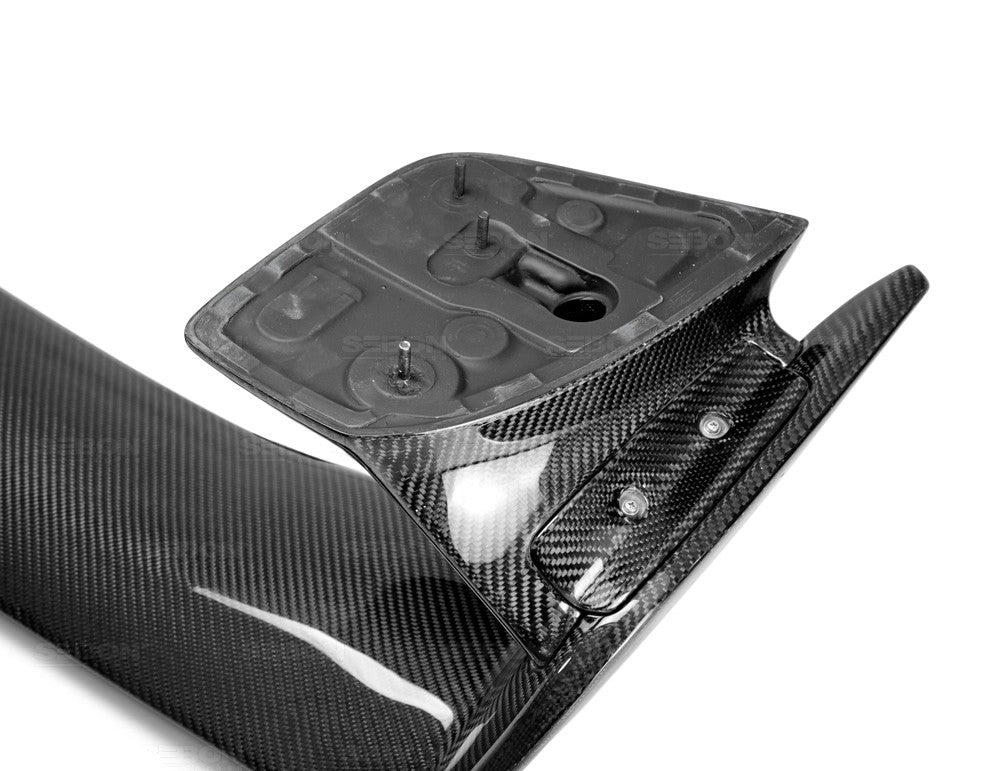 SEIBON RS15SBIMP-STI STI-Style Carbon Fiber Rear Spoiler - 2015-2021 Subaru WRX / STi on Bleeding Tarmac