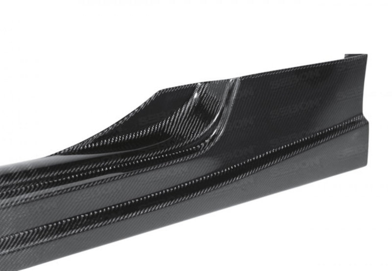 SEIBON SS0910NS370-NS NS-Style Carbon Fiber Side Skirts - 2009-2020 Nissan 370Z on Bleeding Tarmac