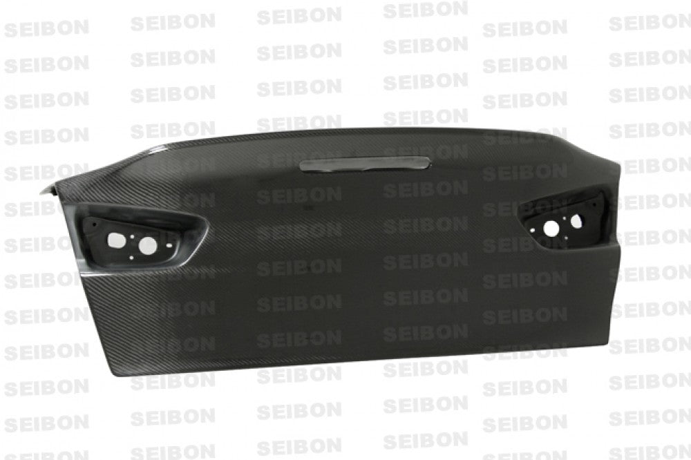 SEIBON TL0809MITEVOX-C CSL-Style Carbon Fiber Trunk Lid - 2008-2015 Mitsubishi Lancer EVO X on Bleeding Tarmac